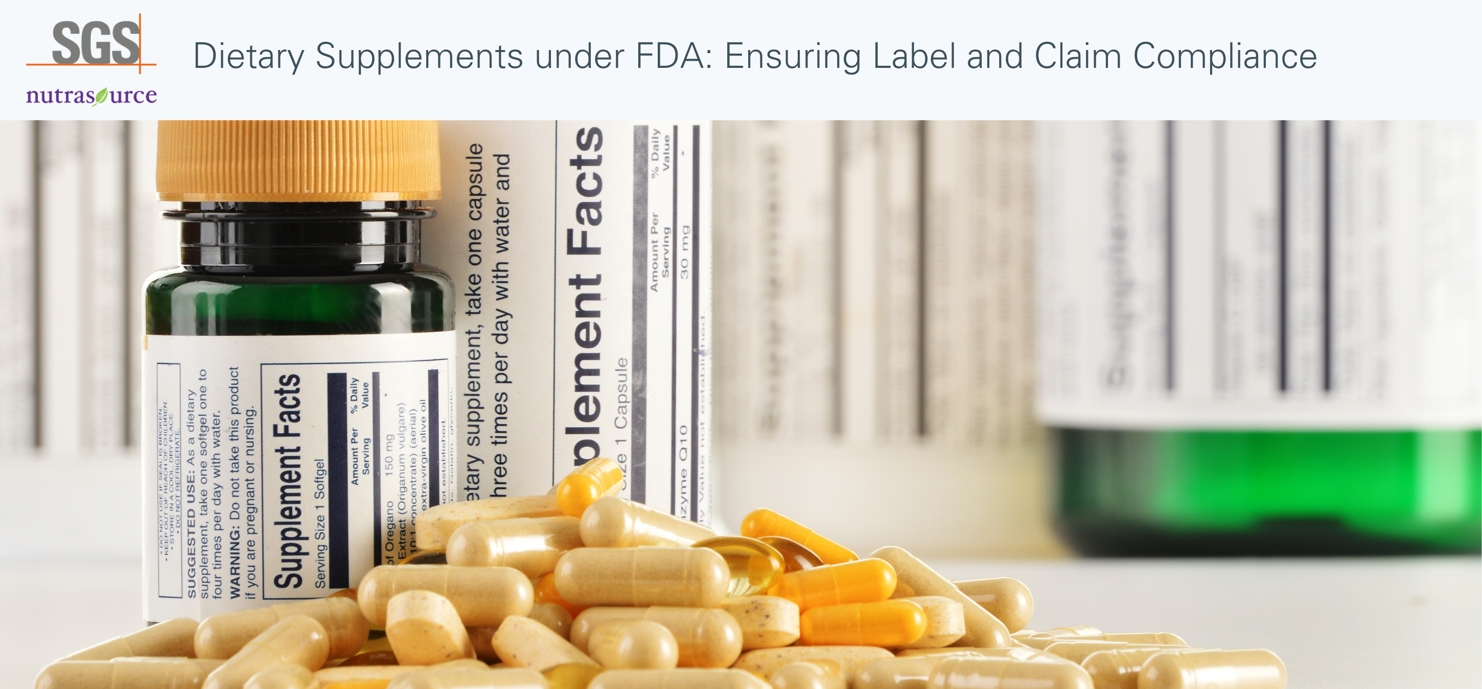 Dietary Supplements under US FDA: Ensuring Label and Claim Compliance